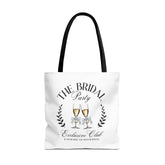 Bridal Party Tote Bag | Stylish Beach Bag, Wedding Gift, Bridal Shower Favor, Reusable Grocery Tote, Gift for Bride